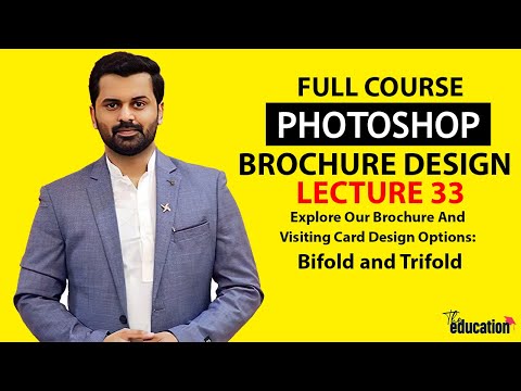 🔥Mastering the trifold Brochure | Photoshop Brochure Design | Lecture 33