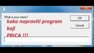 Kako napraviti program koji prica !!!