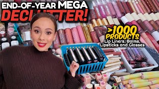 THE BIGGEST LIP COLLECTION EVER! Lipsticks, Glosses, Liners, Balms. LET'S DECLUTTER