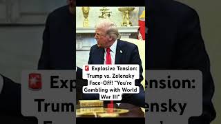 Trump vs. Zelensky Face-Off! #donaldtrump #ukraine #ukrainerussiawar #usa #volodymyrzelensky #war