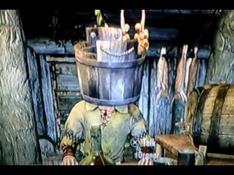 Funny Skyrim Bucket head Bug/Glitch