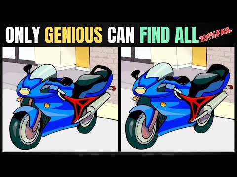 Find The Difference Game🤔😜 | Only IQ Over 150 Can Find!  #8
