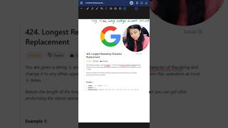 Google Interview Question #google #interview #interviewquestions #coding #dsa #leetcode #success
