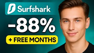 Surfshark Coupon Code 2025 ✅ Get 88% Discount + FREE Bonus Months!