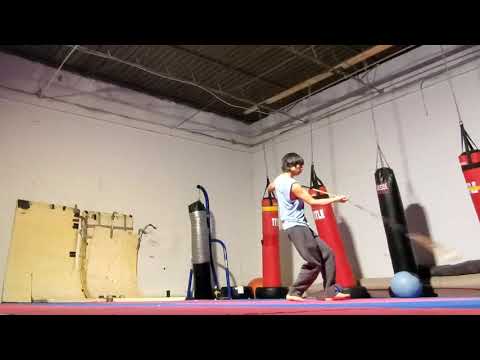 Impromptu Musical Rope Dart Performance
