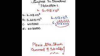 Standard Notation #maths #mathwhiz #mathematics #mathzone #mathlesson #sindhboardteaching