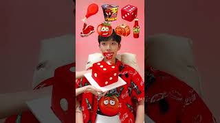 Random Red Color food MUKBANG2🥵🥩 #shorts