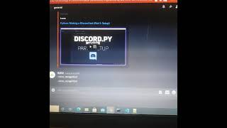 My Chatbot Development on Discord platform