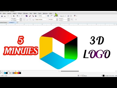 How To Round logo Design in Coreldraw // Round logo kaise banaen coreldraw #creativedesignlogo
