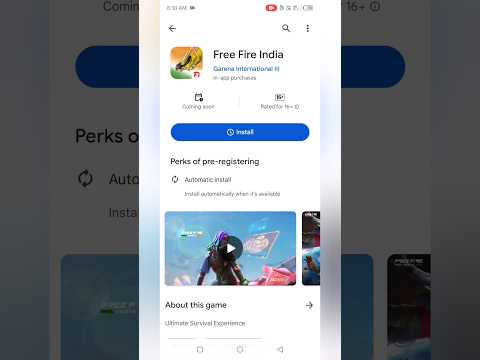 Free Fire India  Install  Today 🇮🇳 😍 Free Fire India Kab Launch Hoga 🔥#shorts #freefireindia