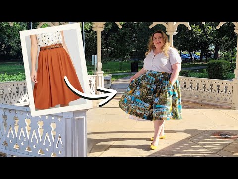 How to Sew a DIY Pleated Skirt: Modcloth Inspired