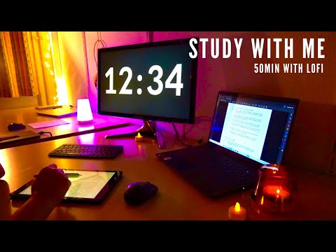 50 Minute Study With Me | Lofi Music & Timer
