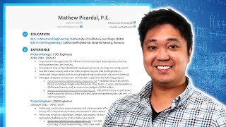 The Resume That Got Me A Civil Structural Engineering Job & Internship