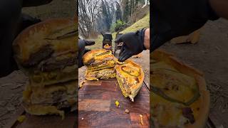 Pizza Chaos 🍕🔥 This Slice Is ILLEGAL in the USA 😳 | Cheese + Beef Explosion#foodreels #usafood#viral