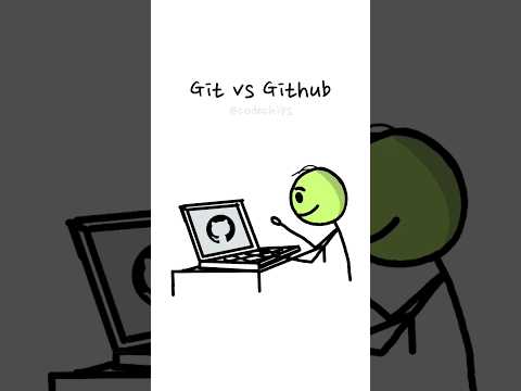 Git Vs Github #shorts #coding #programming