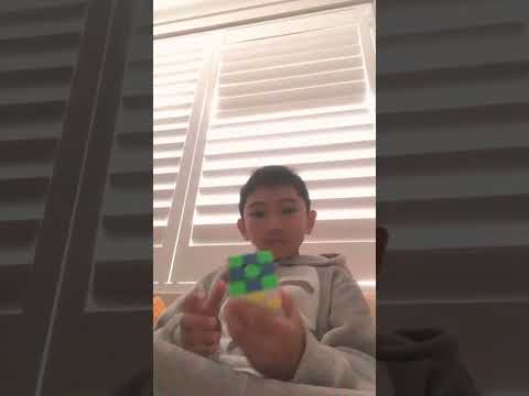2 rubix cube patterns i can do on a three by three #cubes #shorts