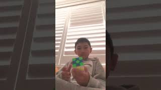 2 rubix cube patterns i can do on a three by three #cubes #shorts