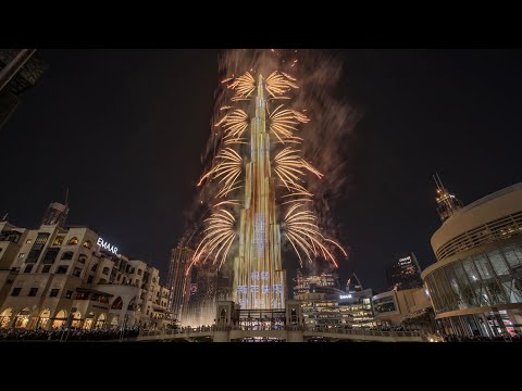 Dubai, Burj Khalifa | New Year Fireworks