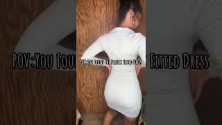 Perfect Fitted Dress Showcase#fitteddress #fashion #dress #style
