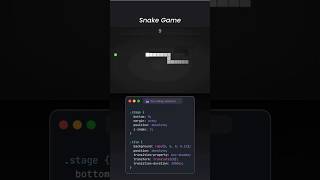 Snake Game Animation Using HTML & CSS — No JavaScript Needed!