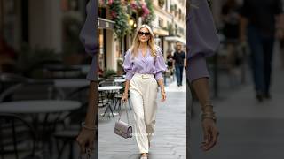 Modern Elegance, Timeless Style #fashionshow  #fashion #fashionstyle #fashionweek #milanstreetstyle