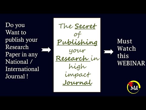 How to Publish Research Paper | Webinar | Apna Research Paper kaise Publish Karwaye.