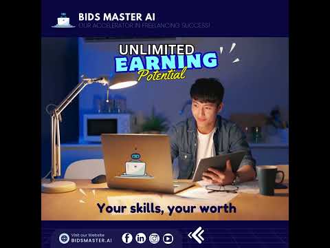 Unlock Unlimited Earning Potential with Bids Master AI! #freelance