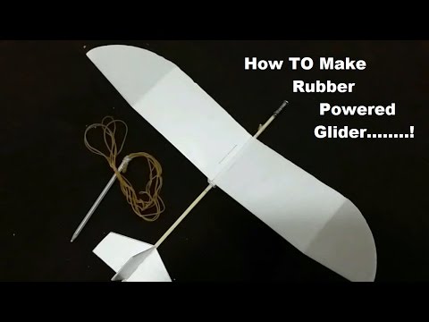 How to make a rubber powered  glider