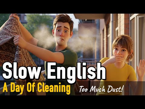 A Day Cleaning My Room | Easy Daily English For Beginners | Daily English |  Learn English at Home
