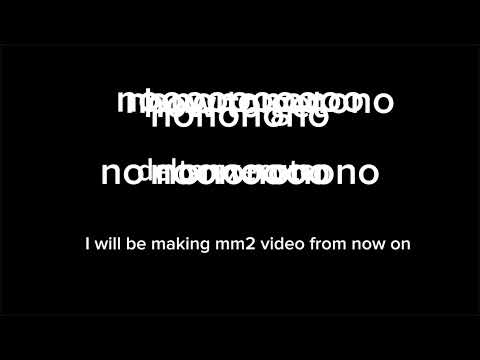 I will be now be making mm2 videos from now on#short
