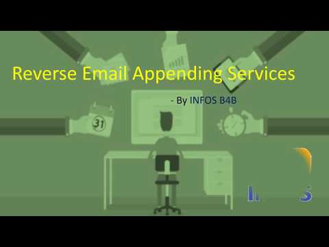 What is Reverse Email Append? #reverse #email #append #services