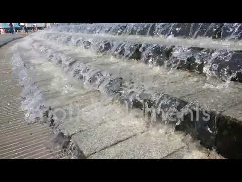 The Cascade Fountain Stock Video Footage