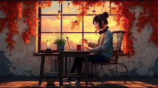 This Cozy Study Room Will Blow Your Mind! | 🌇 Calm Study & Reflection Beats for Peaceful Evenings