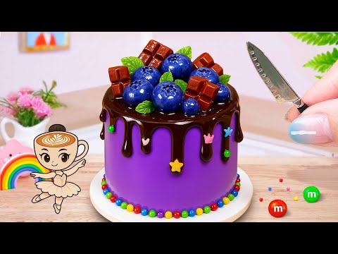 OREO Melting Rainbow Cake 🌈 Colorful Rainbow Miniature Cake Tips 😍 Mini Sweet Taste