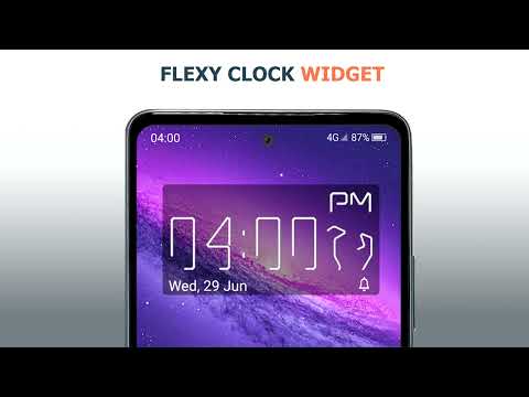 Digital Flexy Clock Widget
