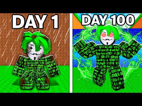 I Survived 100 Days As A HACKER in Escape Tsunami...