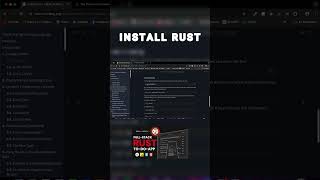 Install Rust #rust #rustproject #rustdev #coding #ai #nextjs #blockchaintutorial #web3