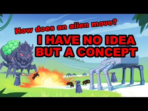 How does an alien move? I have no idea, but a concept.