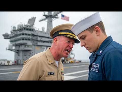 What New Sailors Experience in the First 48 Hours on an Aircraft Carrier