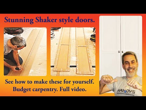 Carpentry - Shaker Style Cabinet Doors.(Full Video)