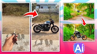 Instagram Trending Bike Video Editing Tamil 🔥 viral Bike Transformation Ai video Editing 👑