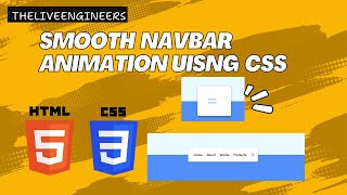 Build this Sleek Animated Navigation Menu Using HTML, CSS & JavaScript | Responsive Navbar Design