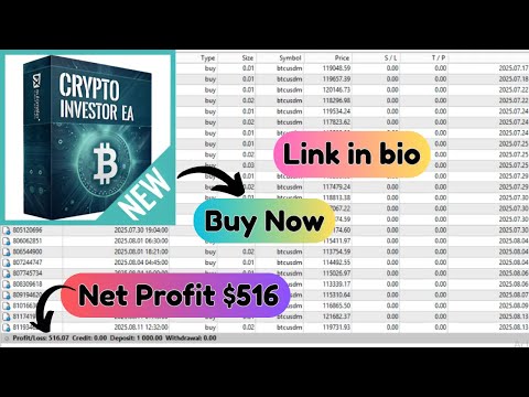 Crypto Investor EA MT4 – Smart Robot for Bitcoin & Beyond