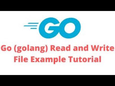 Go Golang Tutorial #14  File Operations Writing and Reading Data
