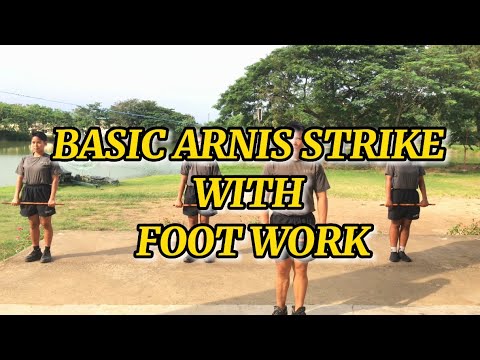 BASIC STRIKE OF ARNIS WITH FOOTWORK | Part 2