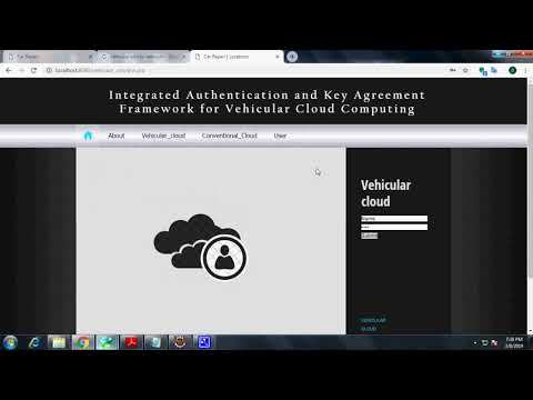 Integrated Authentication And Key Agreement Framework For Vehicular Cloud Computing