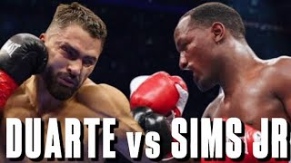 Oscar Duarte vs Kenneth Sims Jr Highlights