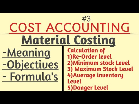 Material Cost ( Meaning, Concepts, formulas with solve sum)