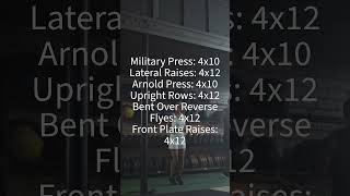 BEST SHOULDER WORKOUT FOR BIG SHOULDERS #shoulderworkout #workout #workoutfromhome