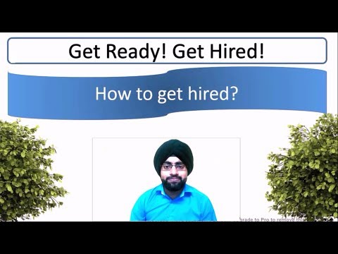 How to get hired?